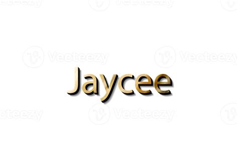 Jaycee Name 3d 16618485 Png