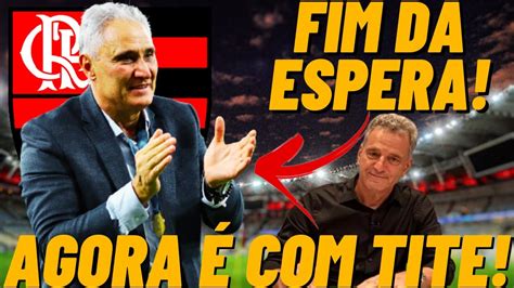 TITE É DO MENGÃO FLAMENGO PREPARA ANÚNCIO DE TITE LANDIM ATENDE