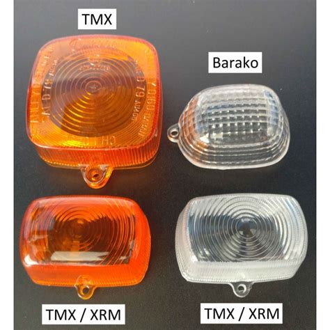 Pc Flasher Signal Light Lens For Barako Tmx Tmx Alpha Xrm