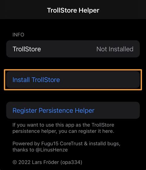 How To Install Trollstore On Non Jailbroken Checkm Devices With Ssh