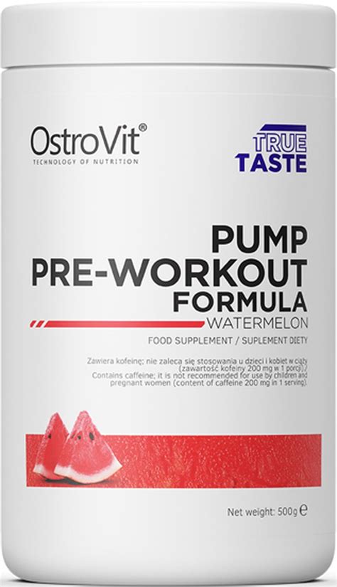 Pre Workout Pump Pre Workout G Ostrovit Watermeloen Bol