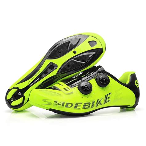 Sidebike Road Cycling Shoes Men Racing Carbon Shoes Road Bike Ultralight Self Locking Bicycle