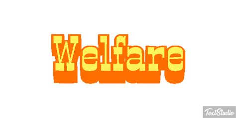 Welfare Word Animated  Logo Designs