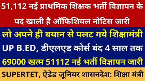 51112 Superetet भर्ती 51112 प्राथमिक शिक्षक भर्ती विज्ञापन ऑफिशियल