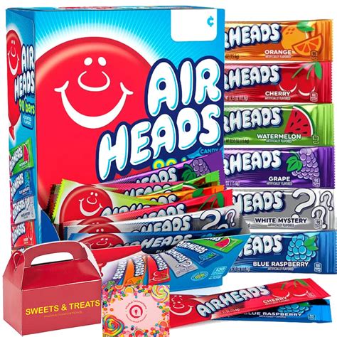 Buy Airhead Fruit Flavored Candy Variety Pack | Watermelon, Blue ...