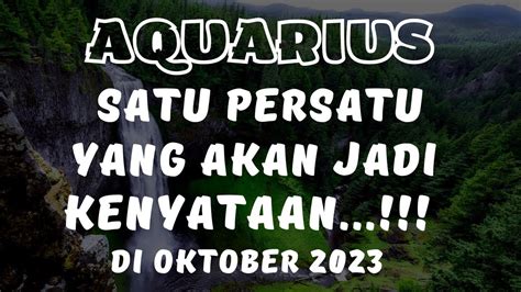 Aquariussatu Persatu Yang Akan Jadi Kenyataan Aquarius Baca Tarot