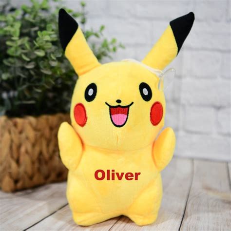 Pikachu Birthday Plush Etsy De