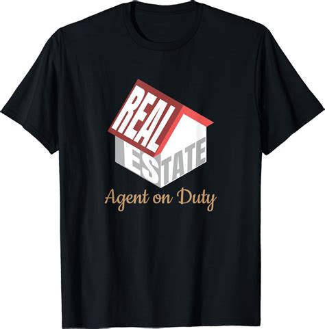 Real Estate Agent On Duty For Realtors Houses T T Shirt