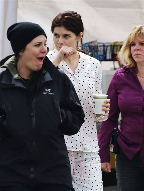 Alexandra Daddario - The Layover Set Photos - Vancouver, April 2015 ...