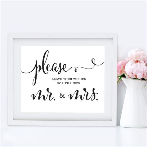 Buy Andaz Press Wedding Party Signs Formal Black And White Inch X