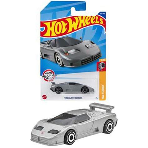Hot Wheels Mainline 94 Bugatti EB110 SS Silver Scale 1 64 Daraz Bd