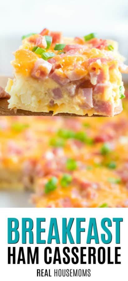 Easy Breakfast Ham Casserole with Video ⋆ Real Housemoms