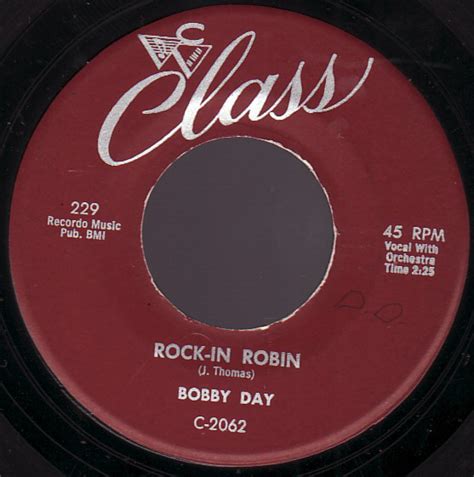 Bobby Day - Rock-In Robin / Over And Over (1958, Vinyl) | Discogs