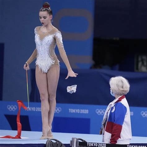 Dina Averina Russia Start Ribbon Routine Olympic Games Tokyo 2020