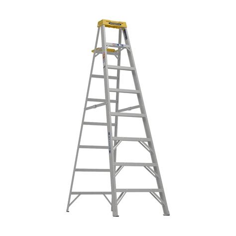 Werner 8 Ft Ladder Size Aluminum Stepladder 3w424378 Grainger