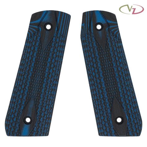 Střenky Vz Grips Ruger 2245 Mk Iv Double Diamond G10 Black Blue Vz