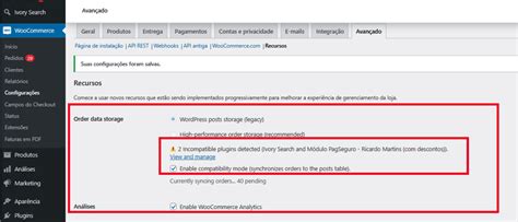 Compatibilidade HPOS PagBank Integrações Central de Ajuda