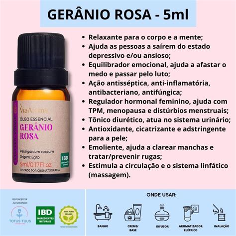 Leo Essencial Ger Nio Rosa Ml Via Aroma Totus Tuus Cosm Ticos