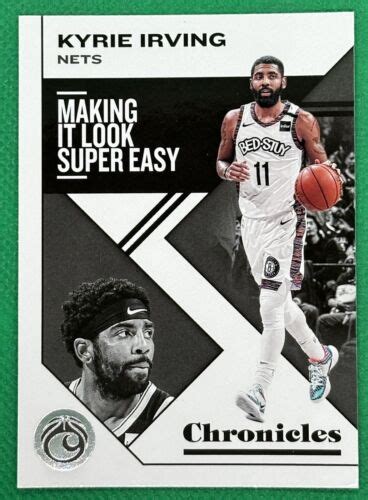 2019 20 Panini Chronicles 44 KYRIE IRVING Brooklyn Nets NICE CARD