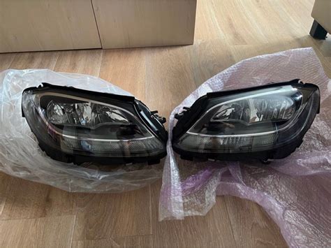 W205 Mercedes Original Stock Headlights, Car Accessories, Electronics ...
