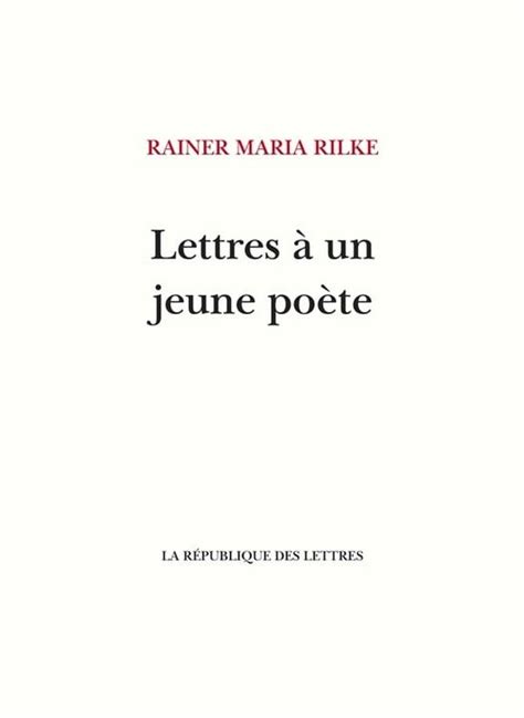 Rilke Lettres à un jeune poète ebook Rainer Maria Rilke