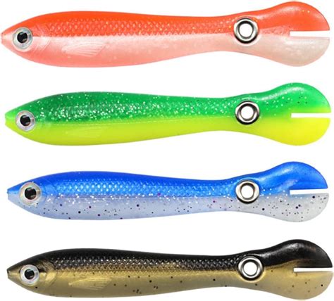 Amazon OriGlam 4pcs Soft Bionic Fishing Lure Loach Soft Fishing