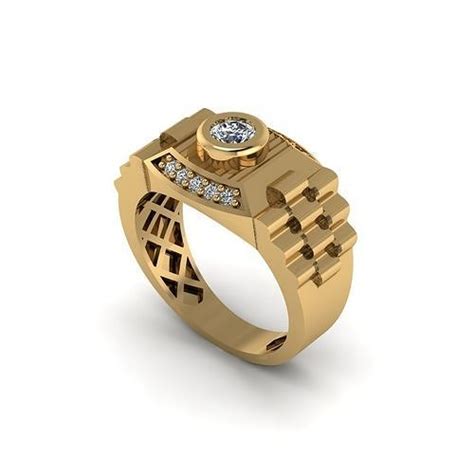 Man Ring 3D Printable For Gold And Silver 3D Model 3D Printable CGTrader