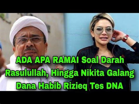 Info Nikita Mirzani Minta Habib Rizieq Test Dna Buktikan Keturunan Nabi