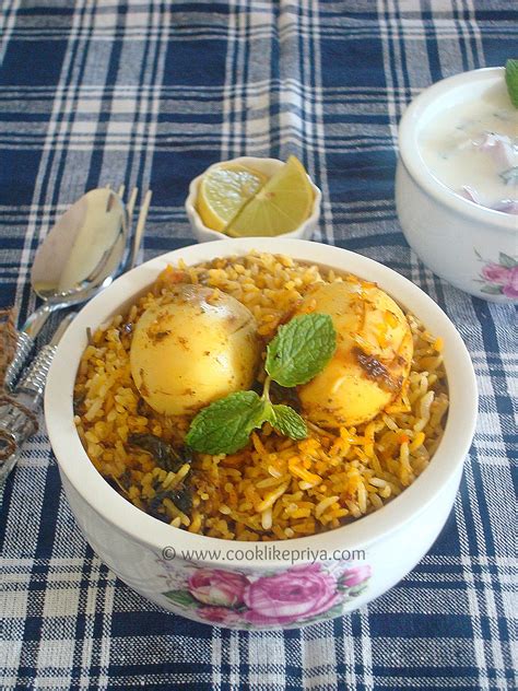 Hyderabadi Egg Biryani Recipe