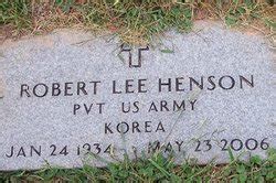 Robert Lee Henson 1934 2006 Memorial Find A Grave