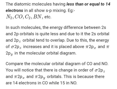 Which Of The Following Diatomic Molecular Species Has Only Pi Bonds