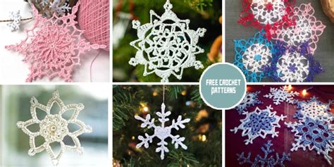 8 Lacy Snowflake Crochet Patterns FREE IGOODideas