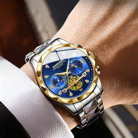 2023 New Luxury Binbond Brand Men S Luminous Watches Stainless Steel