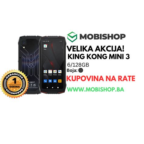 Mobitel Cubot King Kong Mini Gb Gb Black Mobiteli Olx Ba