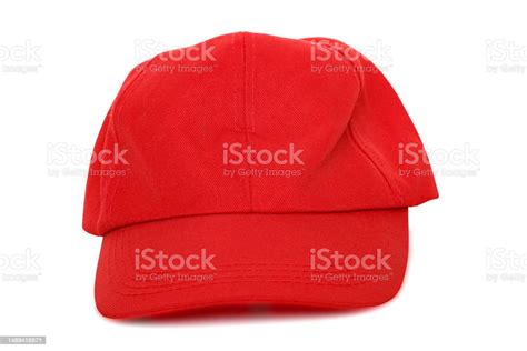 Red Baseball Cap Isolated On White Background Stock Photo Download