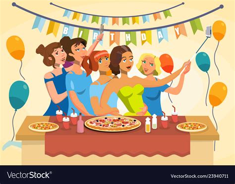 Birthday Party Celebration Royalty Free Vector Image