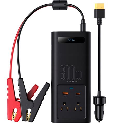 BASEUS INWERTER PRZETWORNICA ŁADOWARKA SAMOCHODOWA 300W 24V USB C USB A