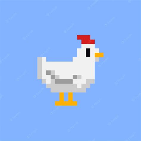 Premium Vector Chicken Vector Pixel Art