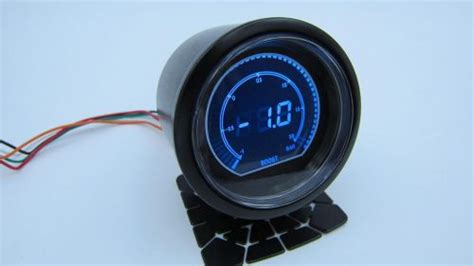 Purchase 60 Mm 2 5 LCD Two Color Car Auto TURBO BOOST Gauge Digital