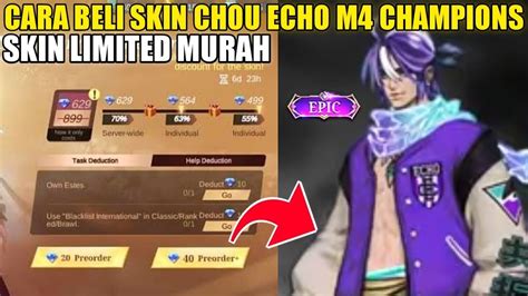 CARA BELI SKIN CHOU ECHO M4 CHAMPION 20 DIAMOND SKIN EPIC LIMITED