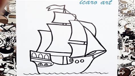 Actualizar M S De Dibujar Barco Pirata Facil Ltima Camera Edu Vn