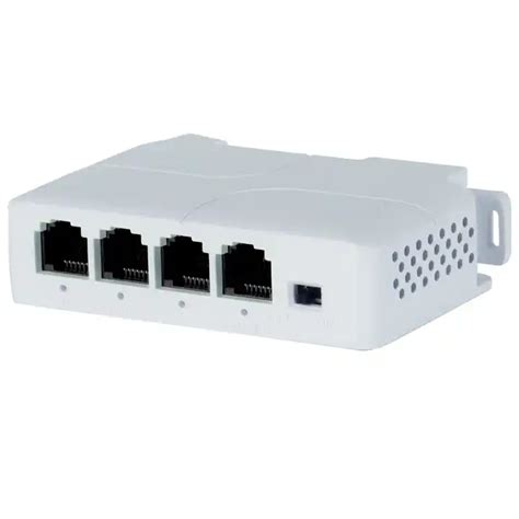 4 Ports Poe Extender 1 In 3 Out 100mbps Poe Repeater For Poe Switch Nvr