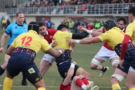 Naționala de rugby a României înfrângere cu Georgia în semifinalele