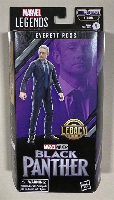 Marvel Legends Black Panther Everett Ross Hatut Zeraze Without Baf