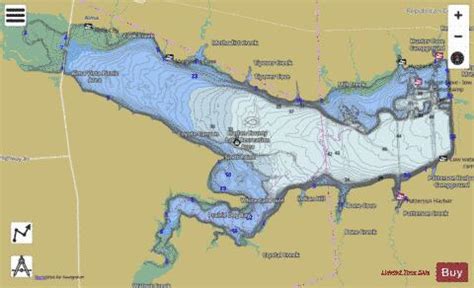 Harlan County Lake Fishing Map | Nautical Charts App