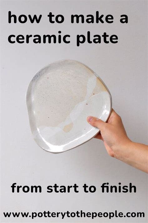 Easy Slab Plate Tutorial Pottery To The People Vasijas De Cer Mica