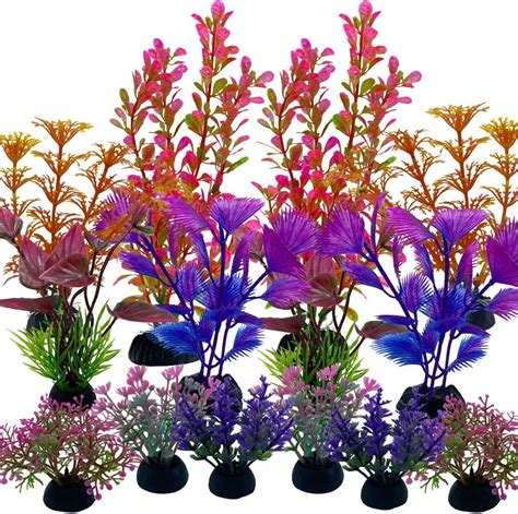 Vibury Fish Tank Aquatic Plants Pack Aquarium Plants Colorful