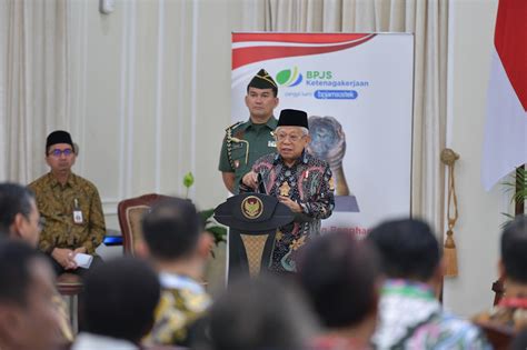 Wapres Minta Cakupan Kepesertaan Program Jaminan Sosial Ketenagakerjaan