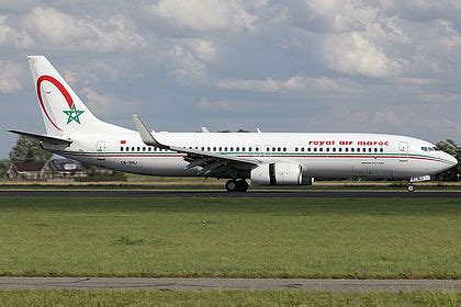 CN RNJ Royal Air Maroc Boeing 737 8B6 WL