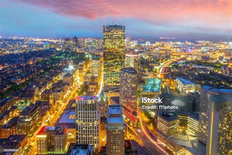 Pemandangan Kota Boston Di Massachusetts Foto Stok Unduh Gambar